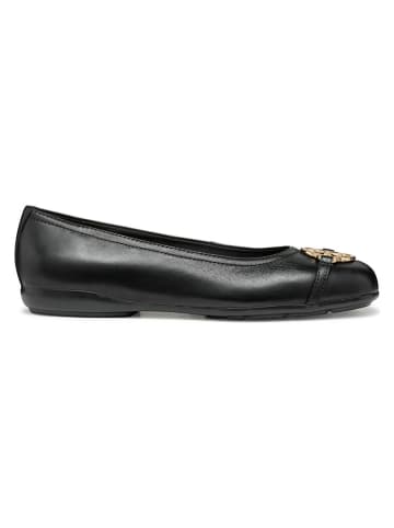 Geox Leder-Ballerinas "Annytah" in Schwarz