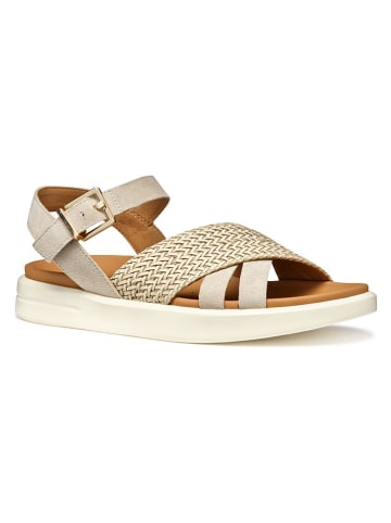 Geox Leder-Sandalen "Xand" in Beige