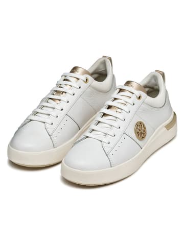 Geox Leder-Sneakers "Dalyla" in Weiß