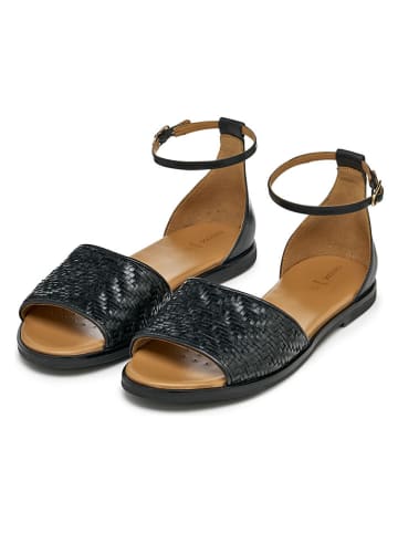 Geox Leder-Sandalen "Naileen" in Schwarz
