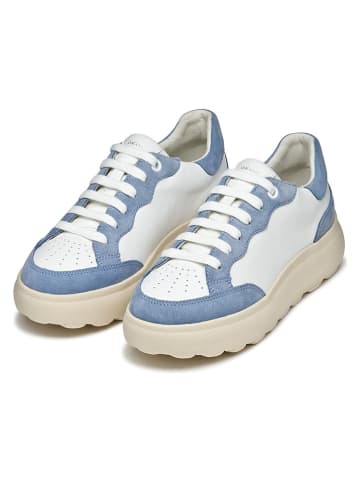 Geox Sneakers "Spherica EC4" in Weiß/ Hellblau