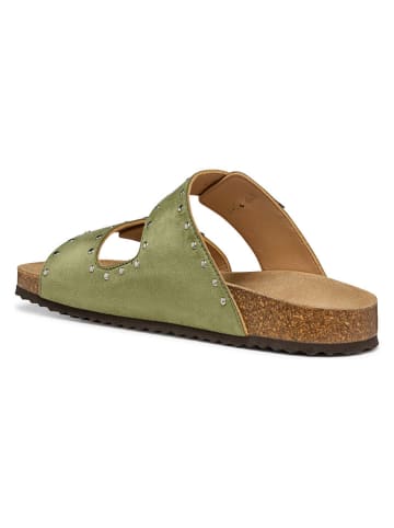 Geox Slippers "Brionia" groen