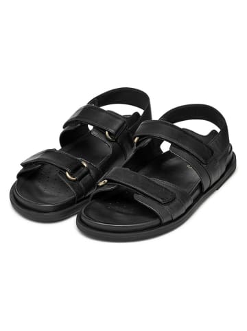 Geox Leder-Sandalen "Adelash" in Schwarz