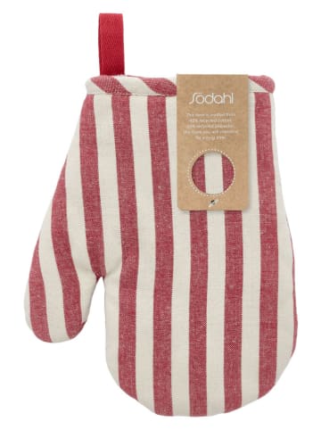 SÖDAHL Mini-Ofenhandschuh "Harmony" in Rot - (L)23 x (B)19 cm