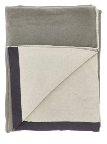 SÖDAHL Pled "Impression" w kolorze khaki - 170 x 130 cm