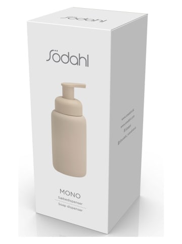 SÖDAHL Seifenspender "Mono Beige" in Beige - (H)16 cm x Ø 7 cm