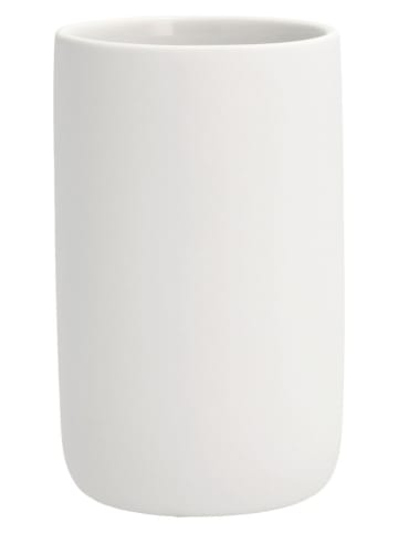SÖDAHL Zahnputzbecher "Mono" in Weiß - (H)11 x Ø 6,5 cm