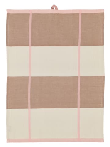 SÖDAHL 2er-Set: Geschirrtücher "Blocks" in Rosa/ Beige - (L)70 x (B)50 cm