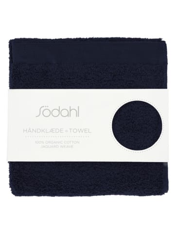 SÖDAHL Gastenhanddoek "Comfort" donkerblauw - (L)60 x (B)40 cm