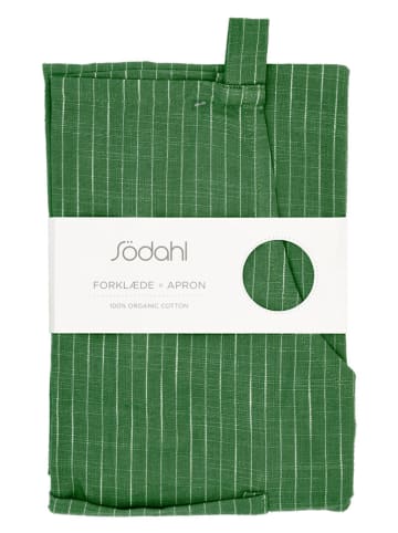 SÖDAHL Schürze "Line" in Grün - (L)91 x (B)70 cm