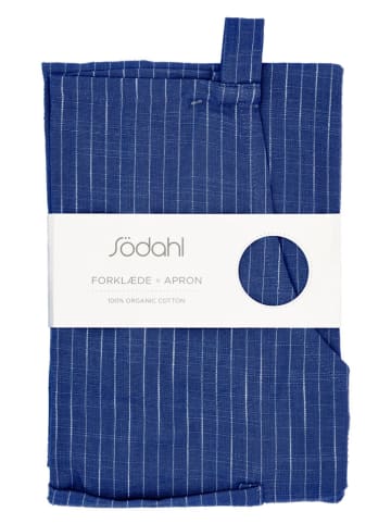 SÖDAHL Fartuch "Line" w kolorze niebieskim - 91 x 70 cm