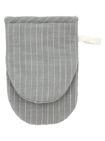 SÖDAHL Mini-Ofenhandschuh "Line" in Grau - (L)21 x (B)14 cm