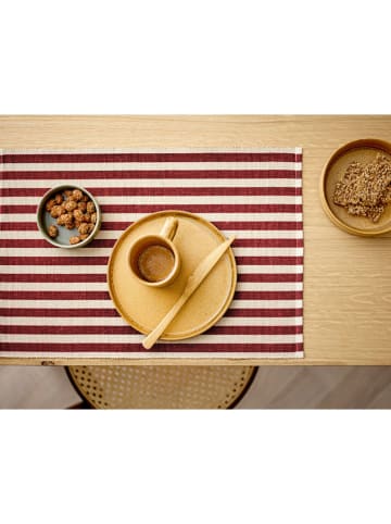 SÖDAHL 2-delige set: placemats "Statement" rood - (L)48 x (B)33 cm