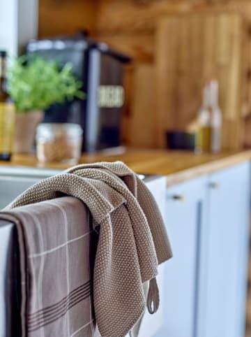 SÖDAHL Theedoek "Minimal" taupe - (L)70 x (B)50 cm