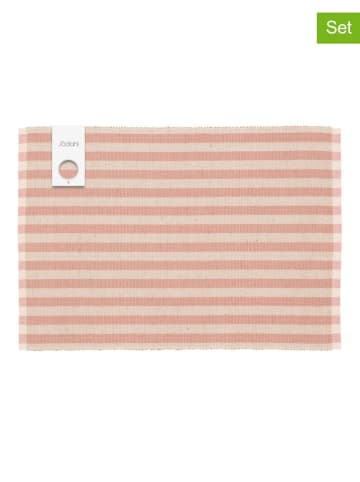 SÖDAHL 2er-Set: Tischsets "Statement" in Rosa - (L)33 x (B)48 cm