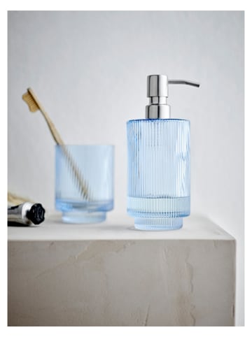 SÖDAHL Zahnputzbecher "Clarity" in Hellblau - (H)10 x Ø 8 cm