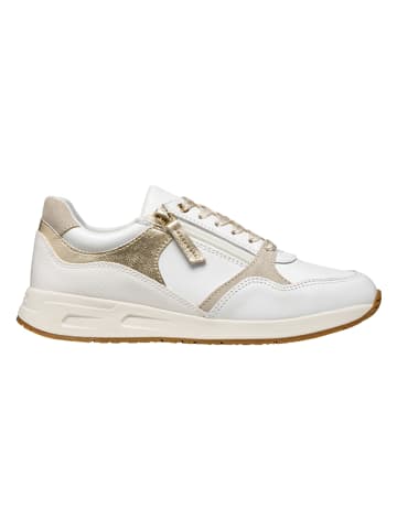 Geox Leren sneakers "Bulmya" wit/beige