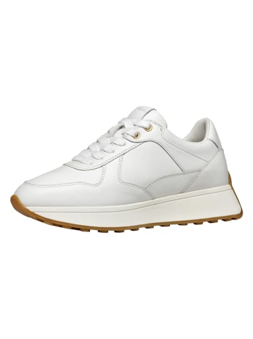 Geox Skórzane sneakersy "Amabel" w kolorze białym