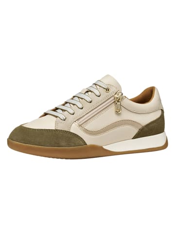 Geox Leder-Sneakers "Maryemy" in Beige/ Khaki