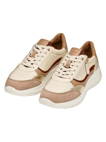 Geox Sneakers "Plummery" beige/lichtbruin