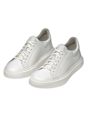 Geox Leder-Sneakers "Deiven" in Weiß
