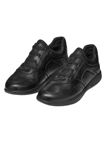 Geox Leder-Sneakers "Spherica EC2" in Schwarz