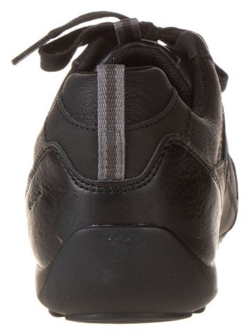 Geox Leder-Sneakers "Ravex" in Schwarz