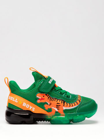 Bull Boys Sneakersy "T-Rex" w kolorze zielonym