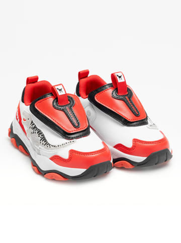 Bull Boys Sneakersy "T-REX" w kolorze czerwono-białym