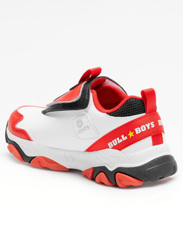Bull Boys Sneakers "T-REX" rood/wit