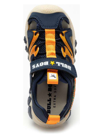 Bull Boys Halbsandalen "T-Rex" in Dunkelblau/ Creme