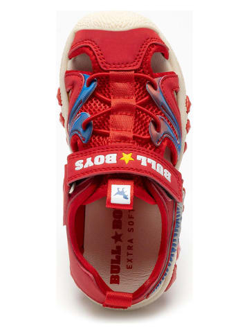 Bull Boys Halbsandalen "T-Rex" in Rot/ Creme
