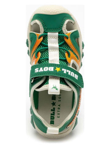 Bull Boys Enkelsandalen "T-Rex" groen/crème