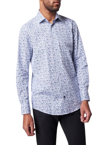 Pierre Cardin Blouse wit/blauw