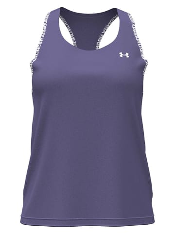 Under Armour Trainingstop "Tech Knockout" in Lila