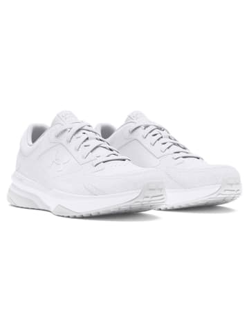 Under Armour Leder-Trainingsschuhe "Edge LTHR" in Weiß