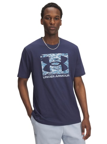 Under Armour Trainingsshirt "Camo" donkerblauw