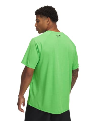 Under Armour Koszulka sportowa "Tech" w kolorze zielonym