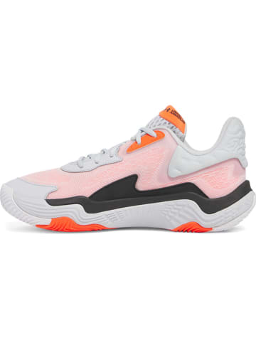 Under Armour Basketballschuhe in Orange/ Weiß/ Schwarz