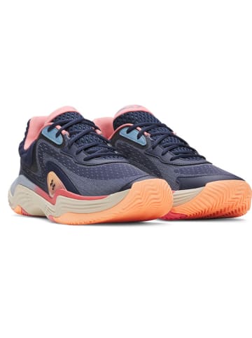 Under Armour Buty w kolorze granatowym ze wzorem do koszykówki