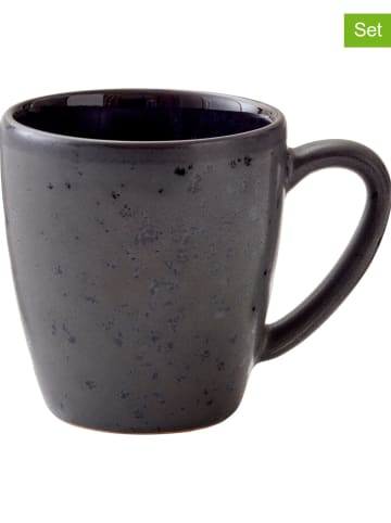 Bitz Kubki (6 szt.) w kolorze granatowo-czarnym - 190 ml