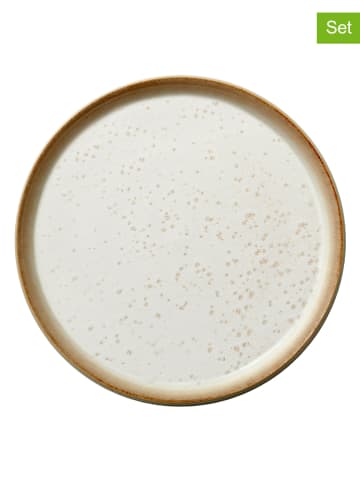 Bitz Talerzyki deserowe (6 szt.) "Gastro" w kolorze kremowym - Ø 21 cm