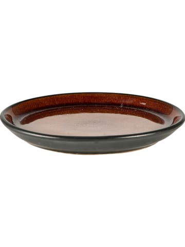 Bitz 6-delige set: broodborden "Gastro" amber/zwart - Ø 17 cm