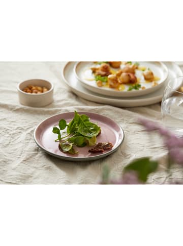 Bitz Talerze (6 szt.) "Gastro" w kolorze jasnoróżowo-szarym - Ø 17 cm