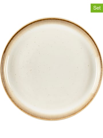 Bitz 6-delige set: broodborden "Gastro" crème - Ø 17 cm