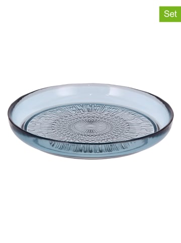 Bitz Talerzyki deserowe (6 szt.) "Kusintha" w kolorze niebieskim - Ø 18 cm