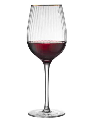 Lyngby Glas 4er-Set: Rotweingläser "Palermo" in Transparent - 400 ml
