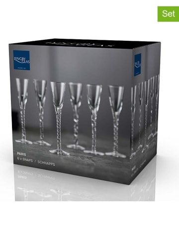 Lyngby Glas Kieliszki (6 szt.) "Paris" do shotów - 25 ml