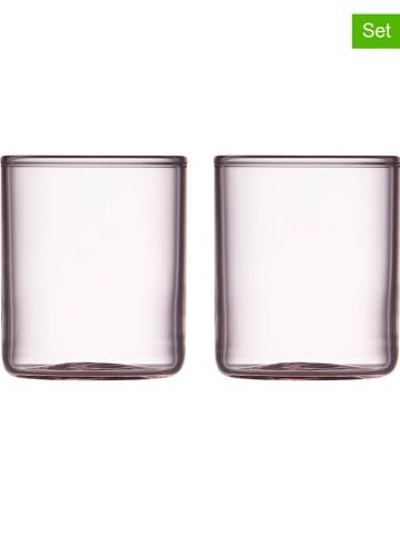 Lyngby Glas 2er-Set: Schnapsglas in Rosa - 60 ml