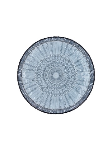 Lyngby Glas Półmisek "Kusintha" w kolorze niebieskim - Ø 30 cm